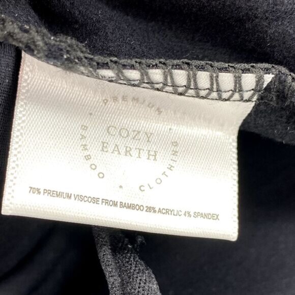 Cozy Earth Bamboo Jogger Women XXL Black Loungewear Athleisure Travel Yoga Sweat - Picture 11 of 14